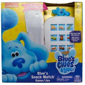 Nickelodeon Blue's Clues & You! Snack Match Game Matching Board Game 3+ New